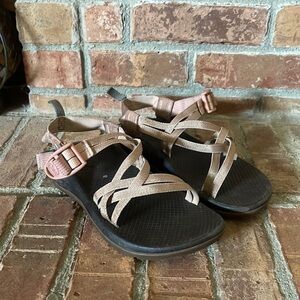 Chaco Junior Pale Pink ZX/1 EcoTread Strappy Sandals